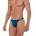 Синие мужские трусы-тонги с пряжками Flashing Thong Clever Masculine Underwear