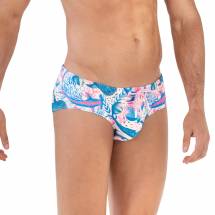 Мужские плавки-брифы с морским принтом Tibu Swimsuit Brief Clever Masculine Underwear