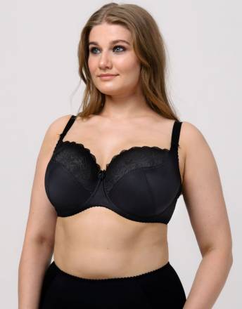 Бюстгальтер на каркасах с украшенной кружевом чашкой Lengy