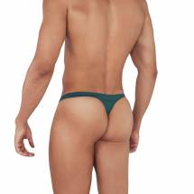Зеленые мужские трусы-тонги с пряжками Flashing Thong Clever Masculine Underwear