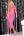 Длинное облегающее платье без бретелей BIG SPENDER SEAMLESS LONG DRESS Pink Lipstick