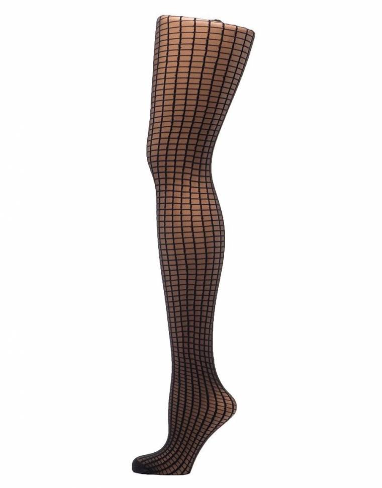 Корректирующие колготки с рисунком-клеткой Pretty Polly