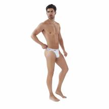 Белые мужские трусы-тонги Venture Thong Clever Masculine Underwear