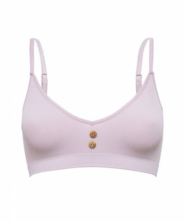 Эко-бюстгальтер в мелкий рубчик Eco-wear Pretty Polly