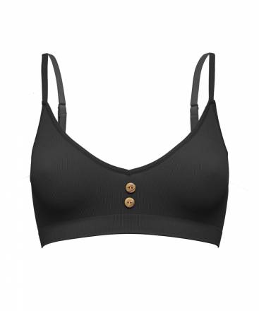 Эко-бюстгальтер в мелкий рубчик Eco-wear Pretty Polly