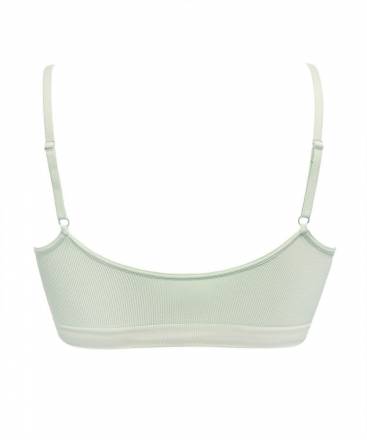 Эко-бюстгальтер в мелкий рубчик Eco-wear Pretty Polly
