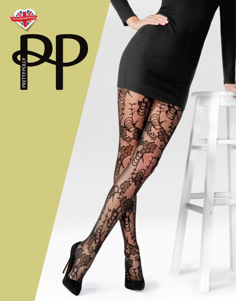 Оригинальные колготки с цветочным рисунком Pretty Polly