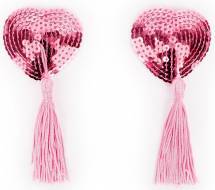 Розовые пэстисы-сердечки с кисточками Bior toys