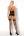 Корсет, трусики, чулки Roxelani черный LivCo Corsetti Fashion