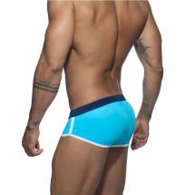 Голубые мужские плавки-брифы с контрастной отделкой Romeo Rossi