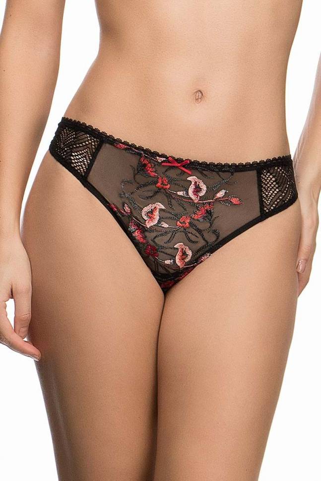Трусы-стринги Ashley с цветочной вышивкой Empreinte