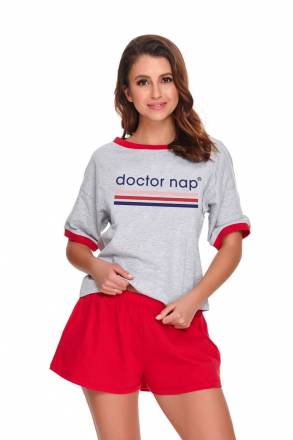Женская пижама с однотонными шортиками Doctor Nap