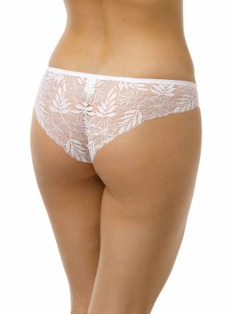 Трусики-бразилиана с эластичным кружевом Lengy