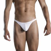 Белые сексуальные трусы-тонги Luxury Thong Clever Masculine Underwear