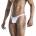 Белые сексуальные трусы-тонги Luxury Thong Clever Masculine Underwear
