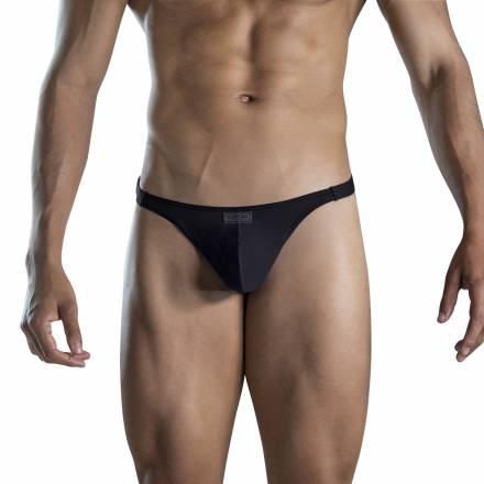 Черные сексуальные трусы-тонги Luxury Thong Clever Masculine Underwear
