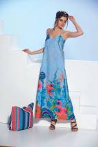 Летнее платье-сарафан с цветочным принтом Gizzey