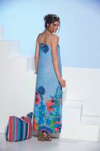 Летнее платье-сарафан с цветочным принтом Gizzey