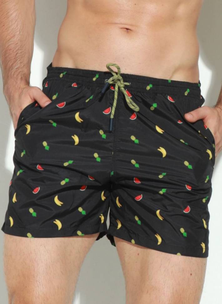 Мужские пляжные шорты с принтом в виде фруктов Jolidon