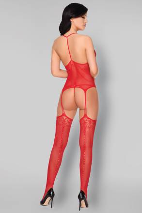 Боди-комбинезон Zibiana красный LivCo Corsetti Fashion