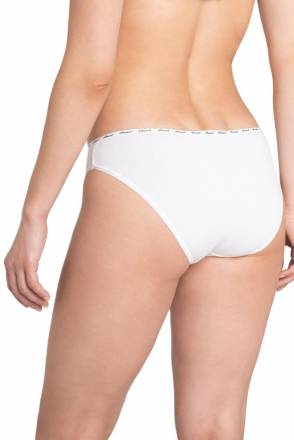 Трусики-слипы с узкой брендированной резинкой Amoret