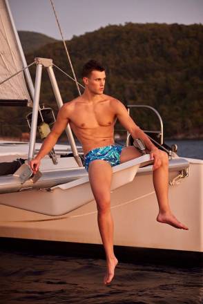 Мужские плавки с принтом в виде листьев Doreanse Doreanse