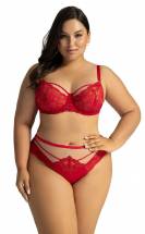 Красный бюстгальтер с шитыми чашками Grace AVA