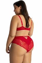 Красный бюстгальтер с шитыми чашками Grace AVA