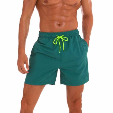 Зеленые мужские пляжные шорты Romeo Rossi