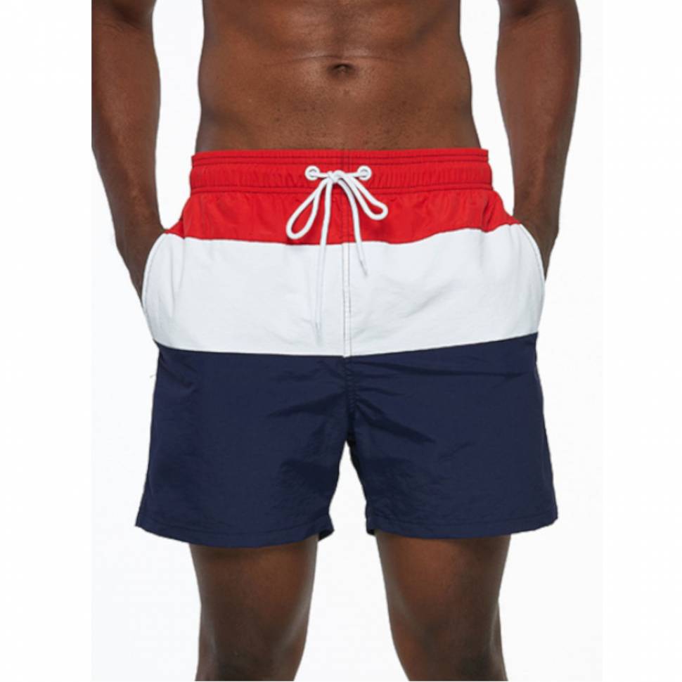 Трехцветные мужские шорты для пляжа Romeo Rossi