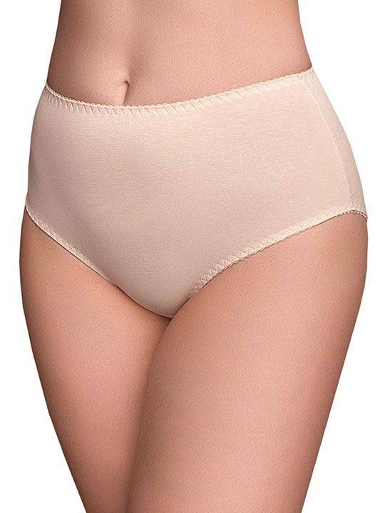 Высокие трусы-слипы из мягкого натурального хлопка Lengy