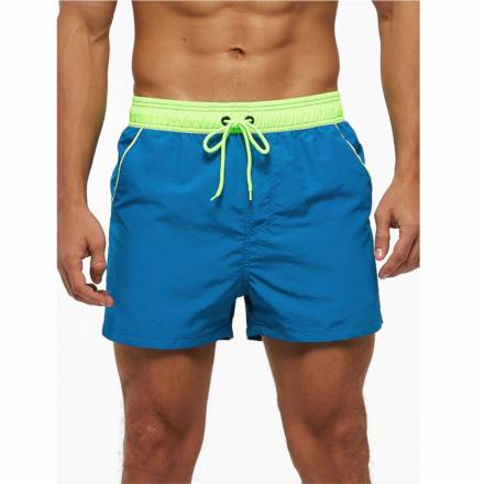 Бирюзовые пляжные мужские шорты Romeo Rossi
