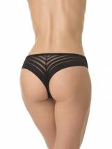 Трусики-бразилиана с полосками на задней части Amoret