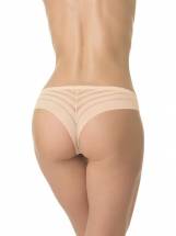 Трусики-бразилиана с полосками на задней части Amoret