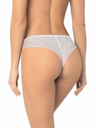 Трусики-бразилиана с тончайшей кружевной задней частью Amoret