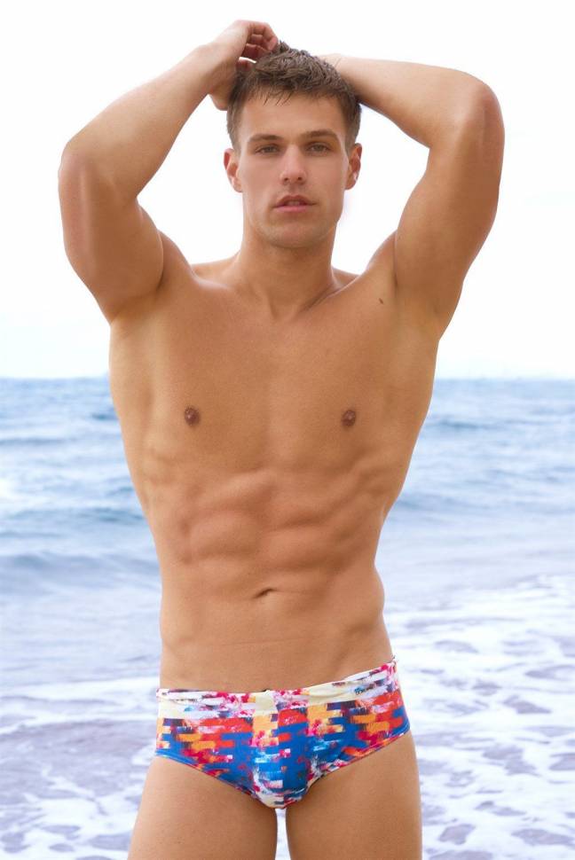 Мужские плавки с разноцветным принтом Dorenase Doreanse