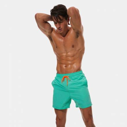 Мужские пляжные шорты цвета мяты Romeo Rossi