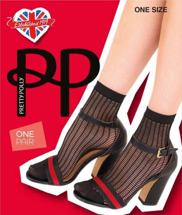Трендовые носки в сетку Fashion Anklets Pretty Polly