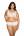 Стильный бюстгальтер на косточках plus size с кружевом AVA