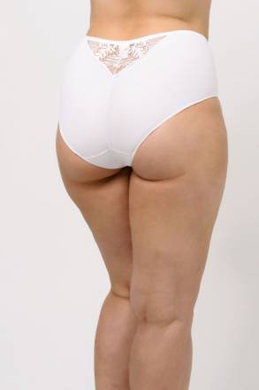 Высокие трусы-слипы с кружевной вставкой сзади Lengy