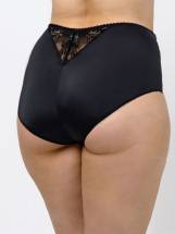Высокие трусы-слипы с кружевной вставкой сзади Lengy