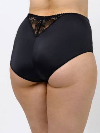 Высокие трусы-слипы с кружевной вставкой сзади Lengy