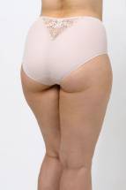 Высокие трусы-слипы с кружевной вставкой сзади Lengy