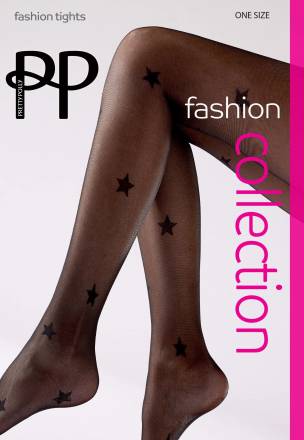 Стильные колготки со звездами Large Star Pattern Fashion Panty Pretty Polly