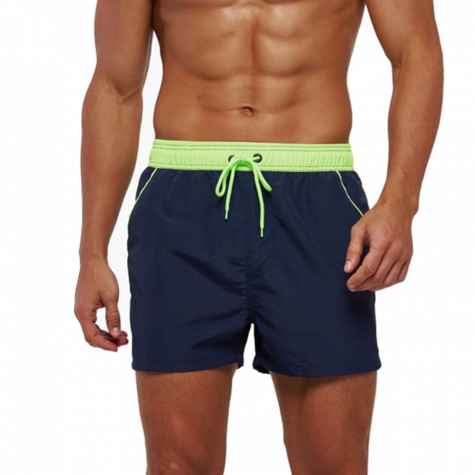 Темно-синие мужские шорты для пляжного отдыха Romeo Rossi