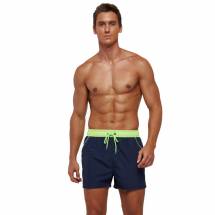 Темно-синие мужские шорты для пляжного отдыха Romeo Rossi