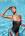 Слитный женский купальник Beverelle со шнуровкой Obsessive