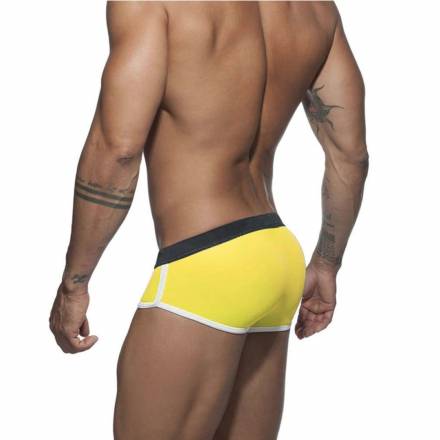 Желтые мужские плавки-брифы с контрастной отделкой Romeo Rossi