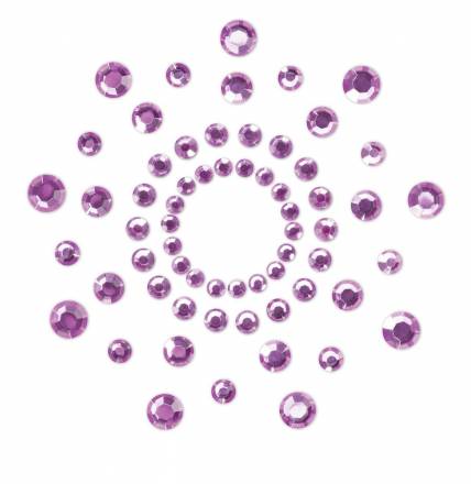 Фиолетовые наклейки на грудь Mimi Bijoux Indiscrets