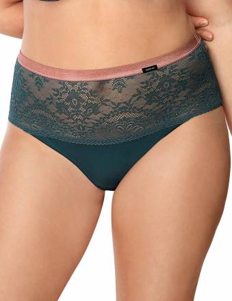 Трусики-слипы Zoya из вискозного и кружевного полотен Nipplex